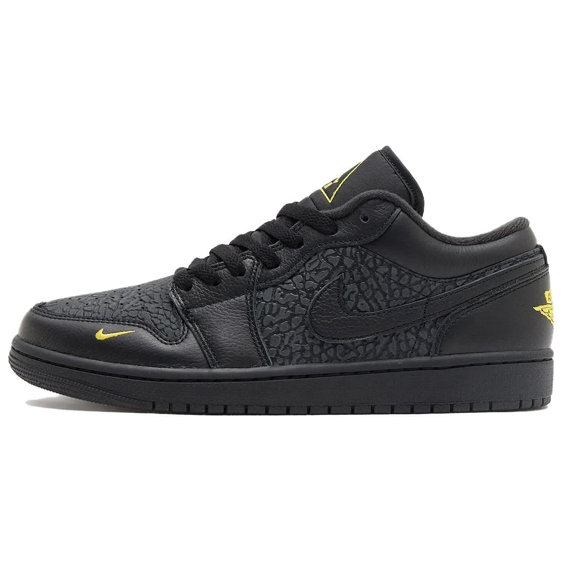 Ретро баскетбольные кроссовки Jordan Air Jordan 1 Low Топ Винтажные Баскетбольные Кроссовки Мужские Черные - изображение 1