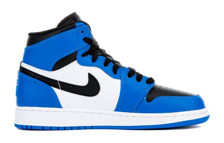 Ретро баскетбольные кроссовки Jordan Air Jordan 1 Retro High Blue White - изображение 2
