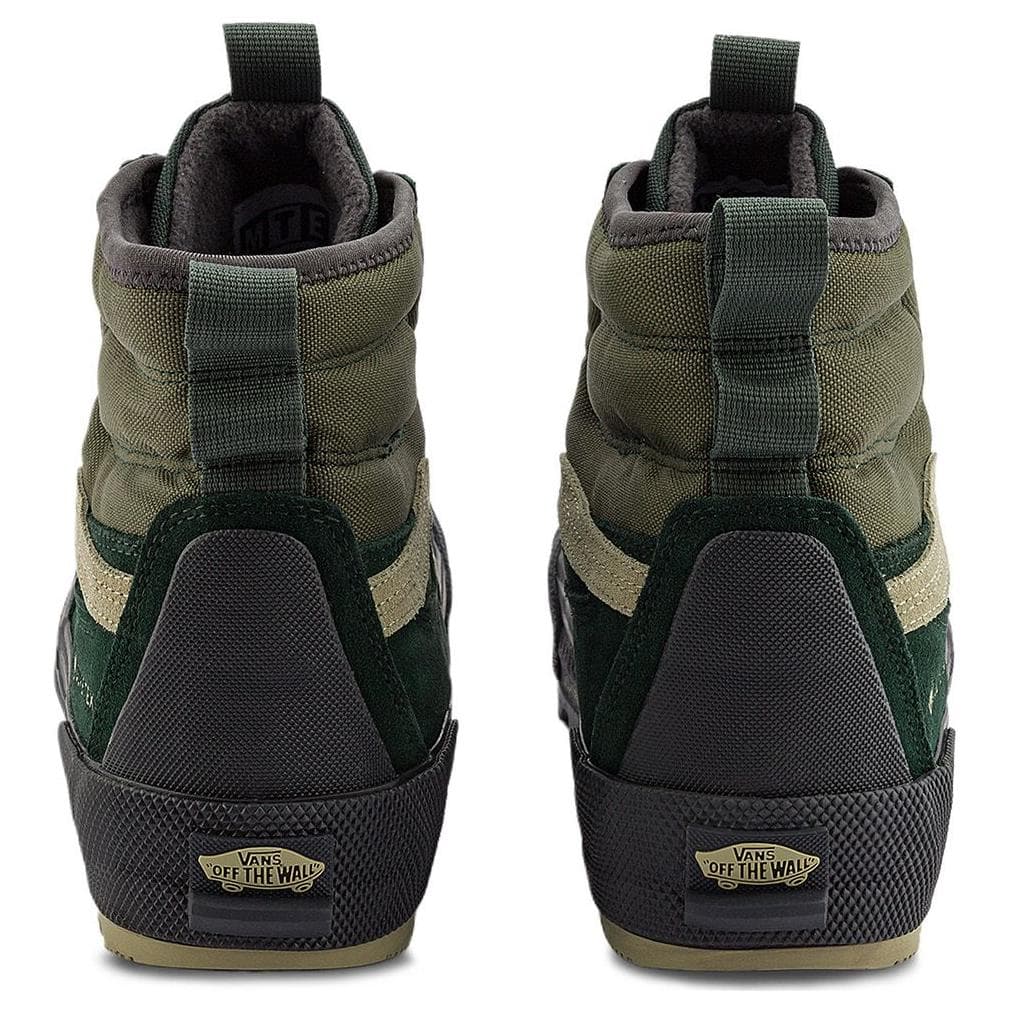 Кроссовки Vans Mte SK8 HI Устойчивая к истиранию высокая обувь для альпинизма Унисекс Черный Зеленый - изображение 3