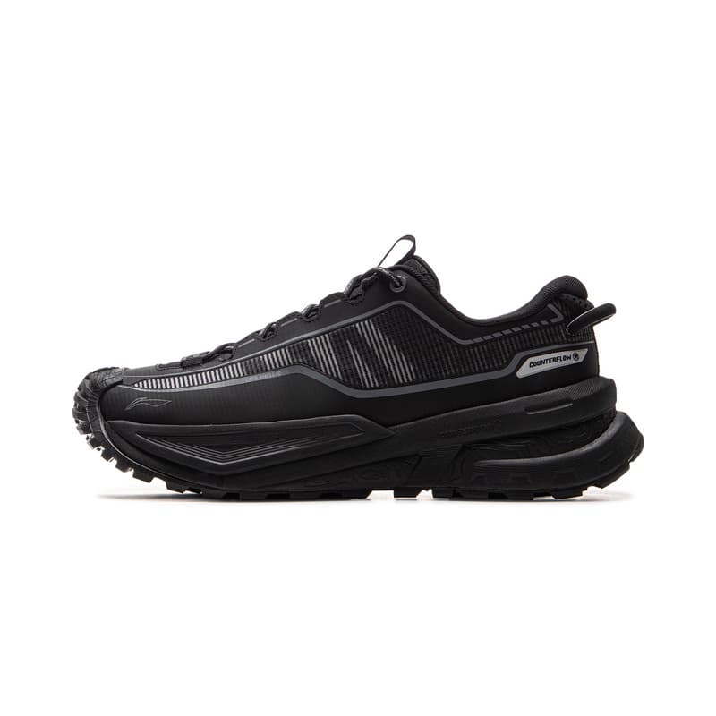 Кроссовки Li NING Outdoor CounterFlow Xingchuan ТПУ (TPU) Low Топ Походная обувь Унисекс Черный - изображение 1