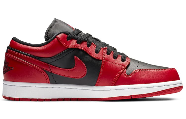 Ретро баскетбольные кроссовки Jordan Air Jordan 1 Low Varsity Red - изображение 2