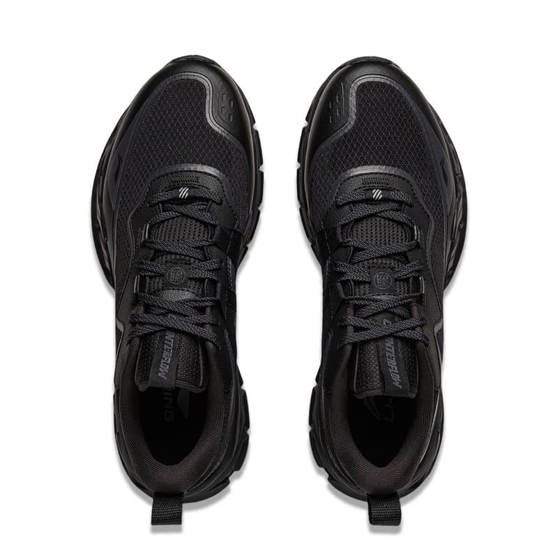 Кроссовки Li-Ning CF Xu Xiaoyao Xing V3 Легкие треккинговые ботинки с устойчивой поддержкой, противоскользящей подошвой и амортизацией, унисекс, черный - изображение 4