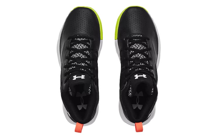 Ретро баскетбольные кроссовки Under Armour Lockdown 5 Black Green - изображение 4
