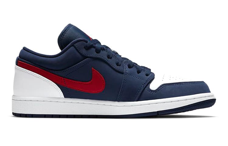 Ретро баскетбольные кроссовки Jordan Air Jordan 1 Low "USA" — фото 2
