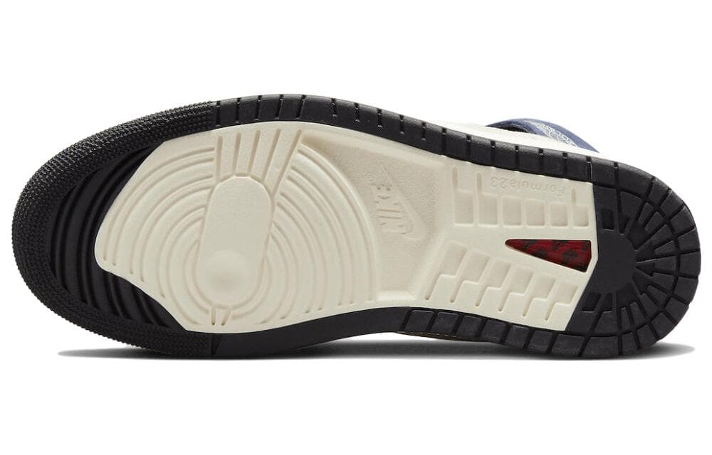 Ретро баскетбольные кроссовки Jordan Air Jordan 1 Zoom CMFT 2 Blue White Black - изображение 6