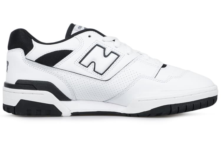 Ретро баскетбольные кроссовки New Balance 550 Black White - изображение 2