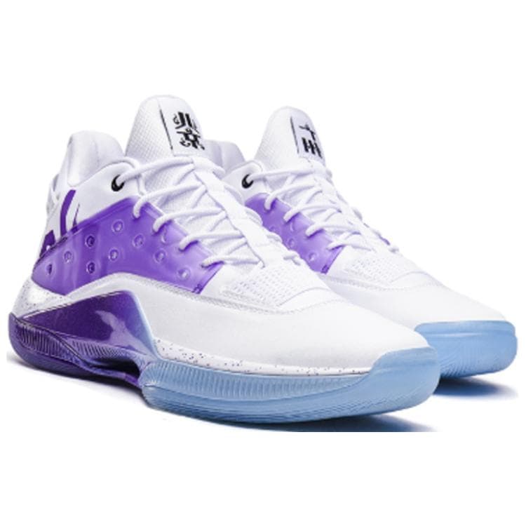 Кроссовки для баскетбола Xtep Youyun 4 Lin Shuhao All-Star Low Basketball Shoes White Purple - изображение 3