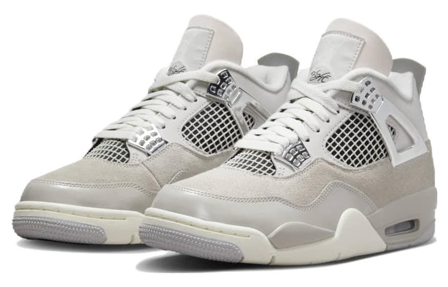 Ретро баскетбольные кроссовки Jordan Air Jordan 4 "Light Iron Ore" "Frozen Moments" - изображение 3