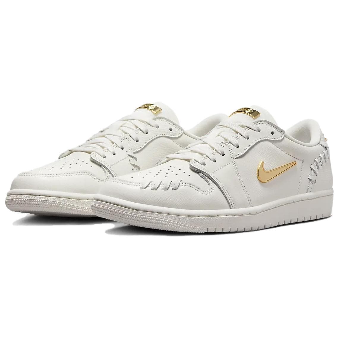 Ретро баскетбольные кроссовки Jordan Air Jordan 1 Low White Gold — фото 3