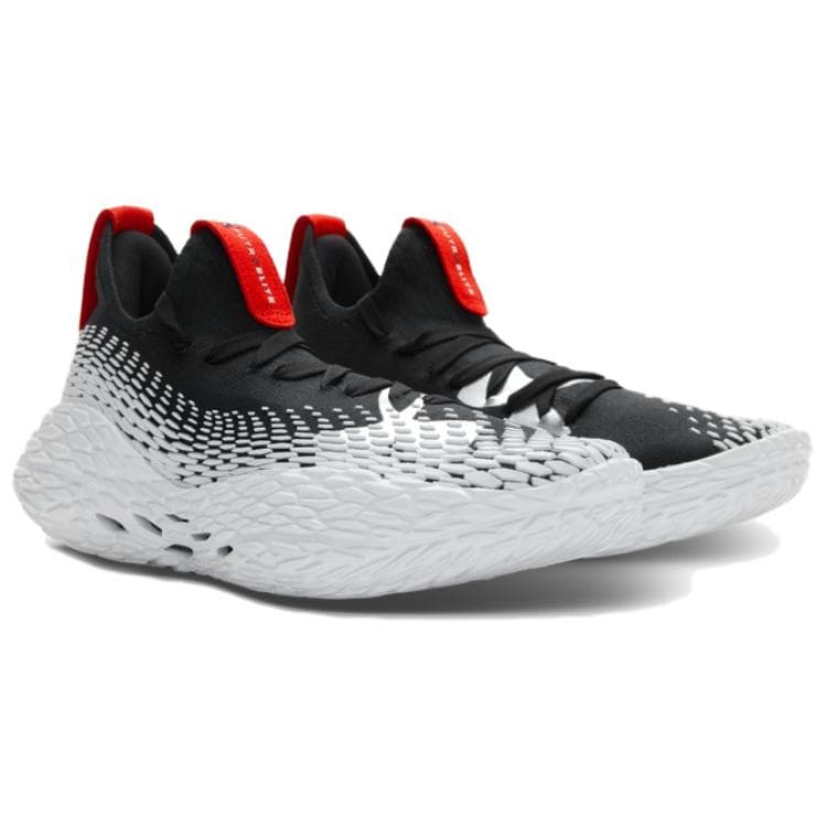 Кроссовки для баскетбола Under Armour Futr X Elite 2 Покрытие Поддержка Сцепление Низкие Баскетбольные Кроссовки Унисекс Белый Черный Красный - изображение 3