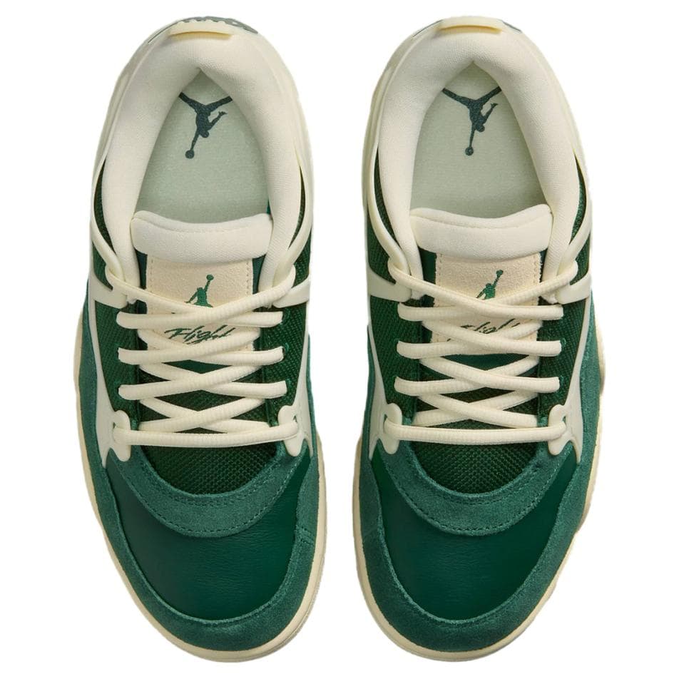 Ретро баскетбольные кроссовки Jordan Air Jordan 4 Винтажные Баскетбольные Кроссовки Женские Зеленые - изображение 3