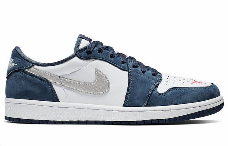 Ретро баскетбольные кроссовки Jordan Air Jordan 1 SB Low Midnight Navy — фото 2