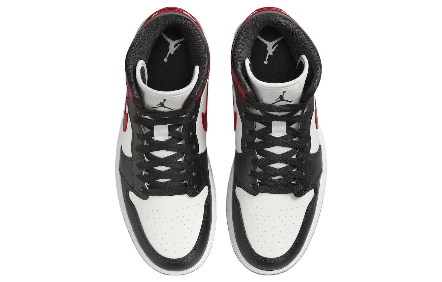 Ретро баскетбольные кроссовки Jordan Air Jordan 1 Mid WMNS "Black Toe" - изображение 4