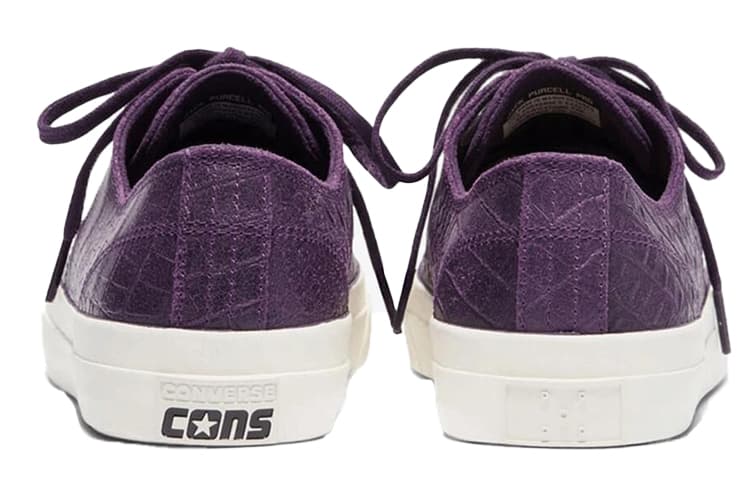 Кроссовки Pop Trading Company x Converse Jack Purcell Low Purple - изображение 5