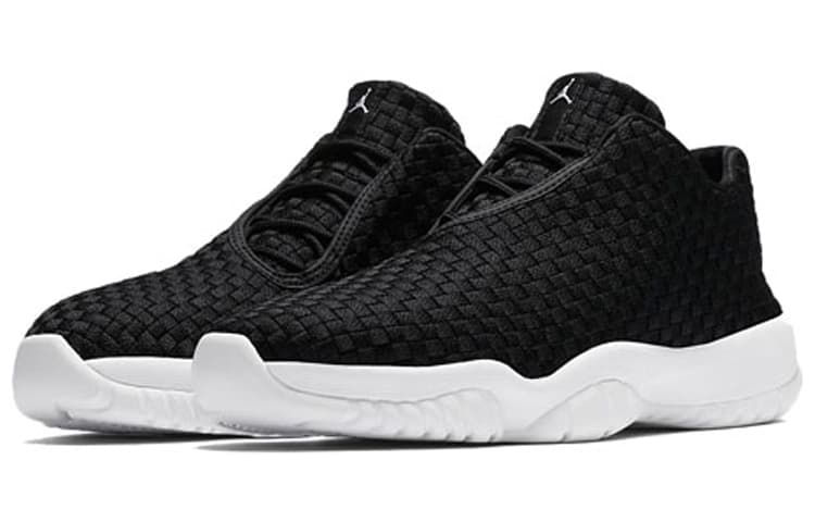 Ретро баскетбольные кроссовки Jordan Future Low Black White - изображение 3