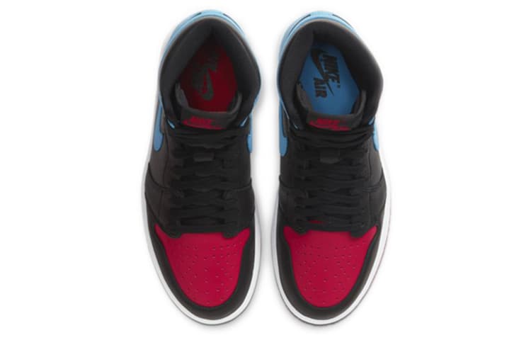 Ретро баскетбольные кроссовки Jordan Air Jordan 1 Retro High OG "UNC to Chicago" - изображение 4