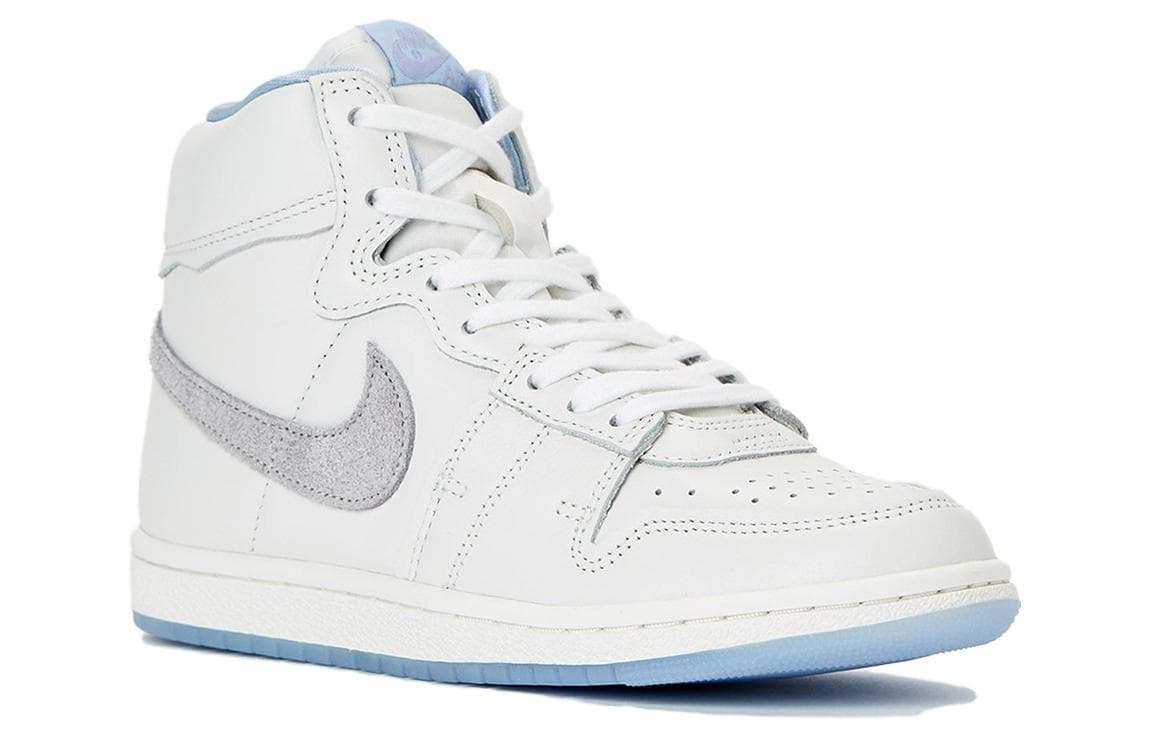 Ретро баскетбольные кроссовки Forget-Me-Nots x Jordan Air Ship PE SP "From Bud To Flower" - изображение 3