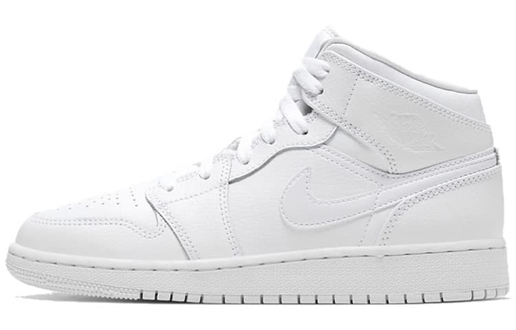 Ретро баскетбольные кроссовки Jordan Air Jordan 1 Mid GS White