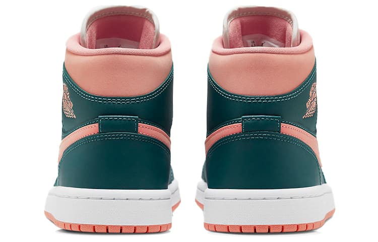 Ретро баскетбольные кроссовки Jordan Air Jordan 1 Mid "Dark Teal Green" - изображение 5