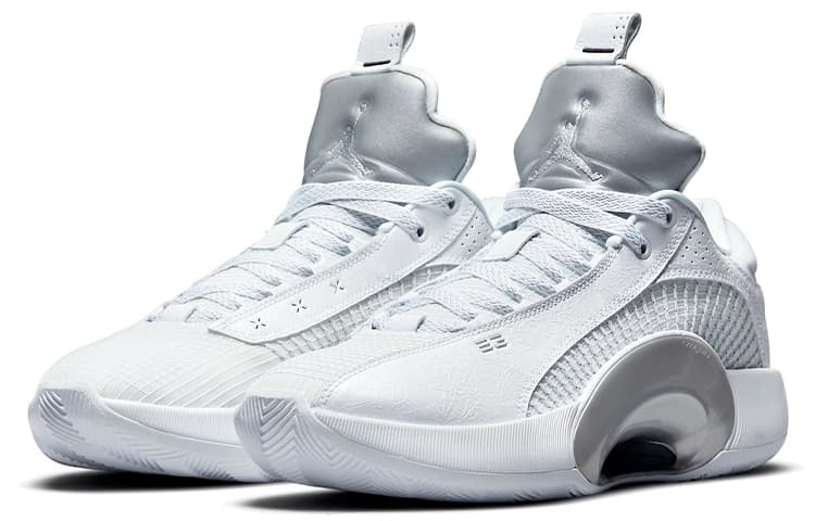 Кроссовки для баскетбола Jordan Air Jordan 35 Low PF "White Metallic" - изображение 3