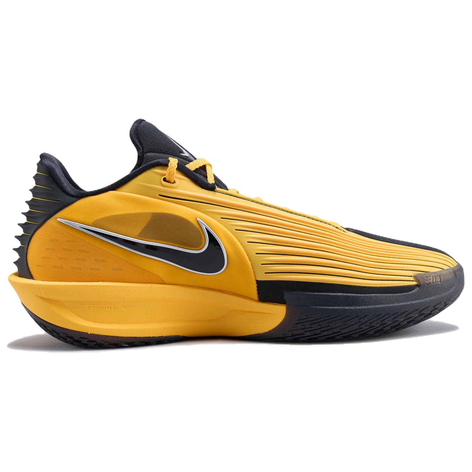 Кроссовки для баскетбола Nike GT Cut 3 Turbo Устойчивые к истиранию низкие баскетбольные кроссовки унисекс желтые - изображение 2