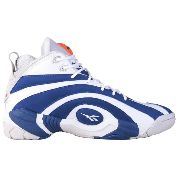 Ретро баскетбольные кроссовки Reebok Shaqnosis Ретро Баскетбольные Кроссовки Мужские Синие Белые - изображение 2