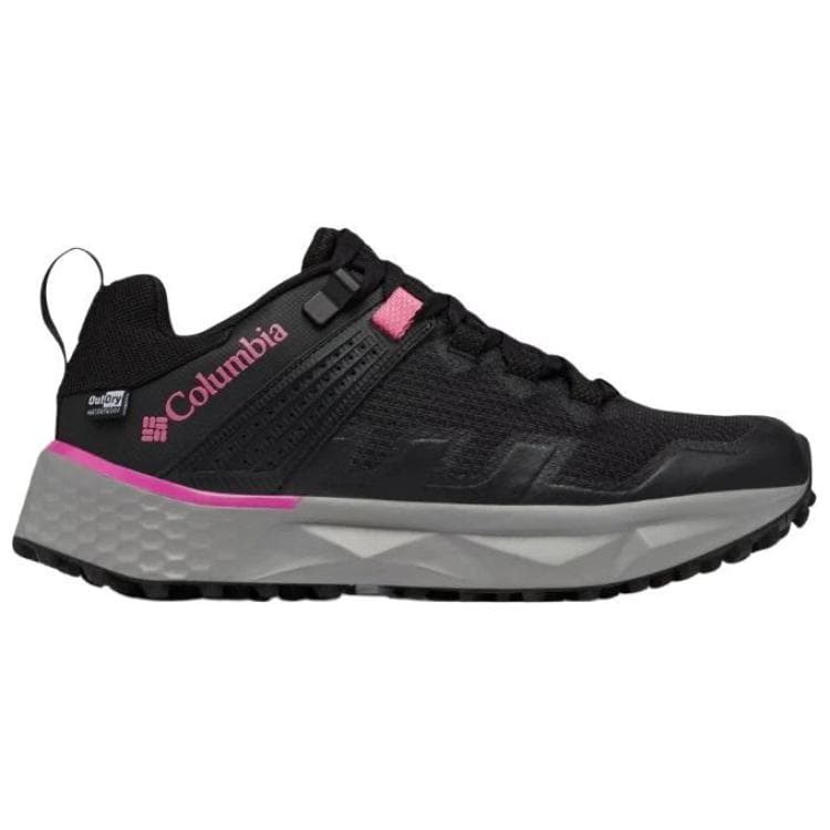 Кроссовки Columbia Facet 75 Slip-Resistant Abrasion-Resistant Low Top Hiking Shoes Women's Black Колумбия Фасет 75 Противоскользящий Устойчивый к износу Низкий Топ Походная обувь Женская Черная - изображение 3