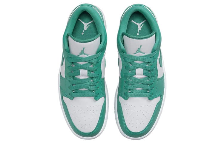 Ретро баскетбольные кроссовки Jordan Air Jordan 1 Low White Green - изображение 4