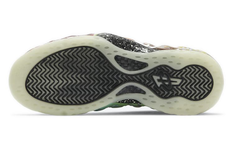 Ретро баскетбольные кроссовки Nike Foamposite One Beijing Gradient - изображение 6