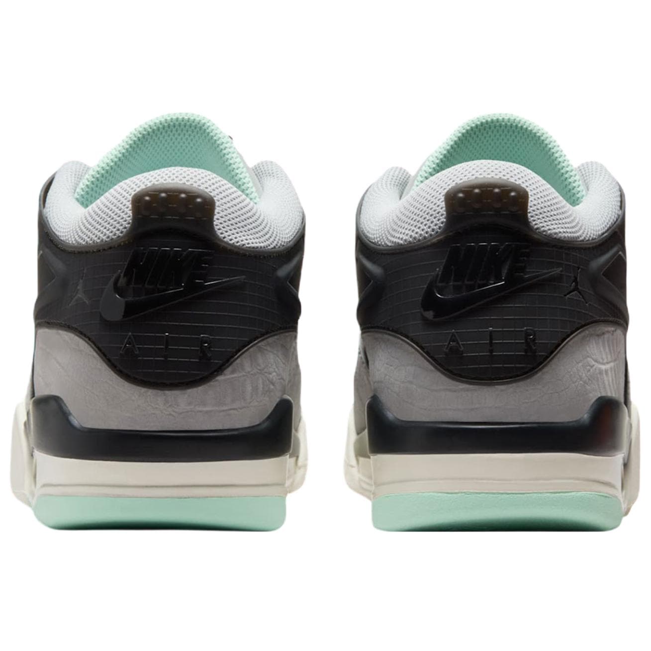 Ретро баскетбольные кроссовки Jordan Air Jordan 4 Low Топ Винтажные Баскетбольные Кроссовки Мужские Серый Черный - изображение 4