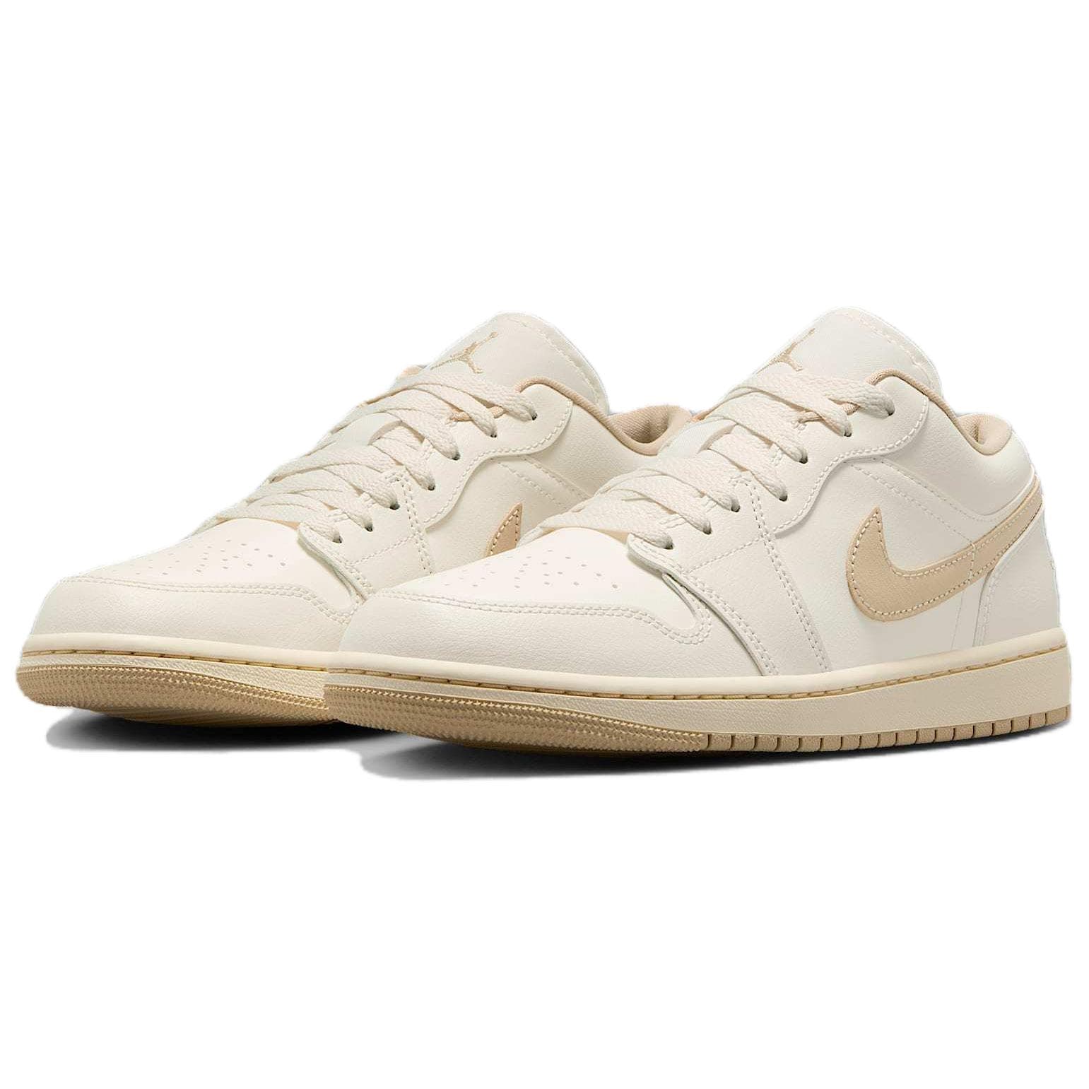 Ретро баскетбольные кроссовки Jordan Air Jordan 1 Low Beige — фото 3