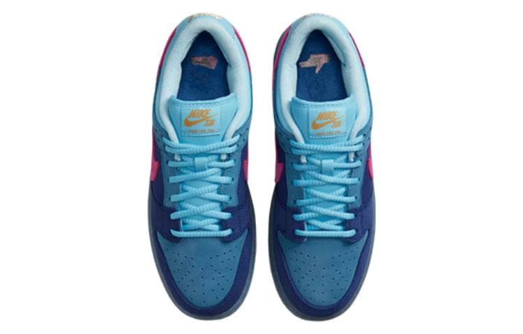Кроссовки Run The Jewels x Nike Dunk SB Low Blue — фото 4