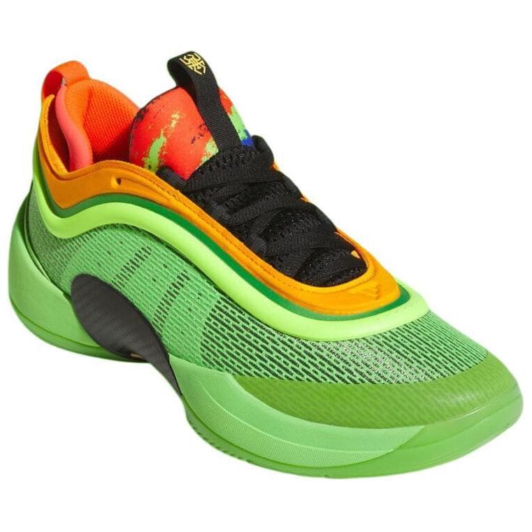 Кроссовки для баскетбола Adidas Low Топ Баскетбольные кроссовки Унисекс Зелёный - изображение 3