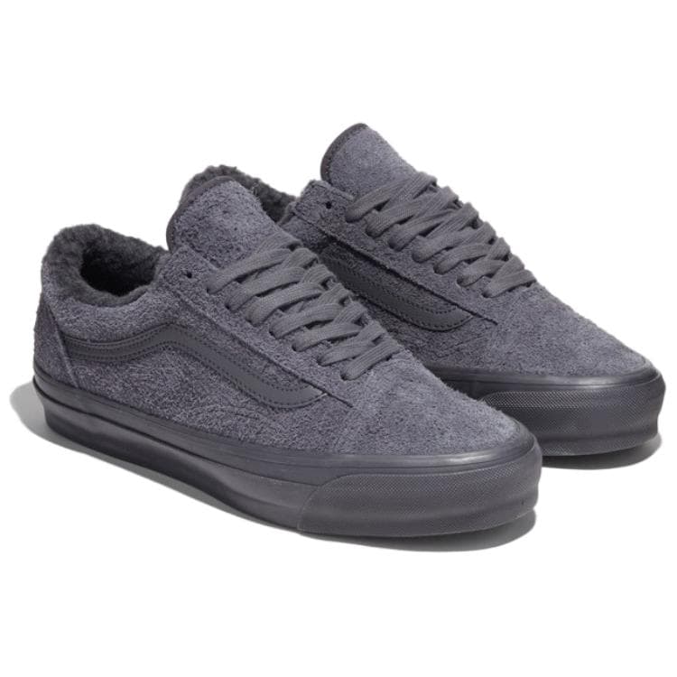 Кроссовки Vans Old Skool Термостойкие Низкие Кроссовки для Скейтбординга Унисекс Темно-фиолетовые - изображение 2