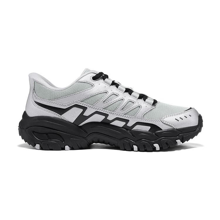 Кроссовки Skechers Lan Lin Походная обувь Мужской Серый черный - изображение 2