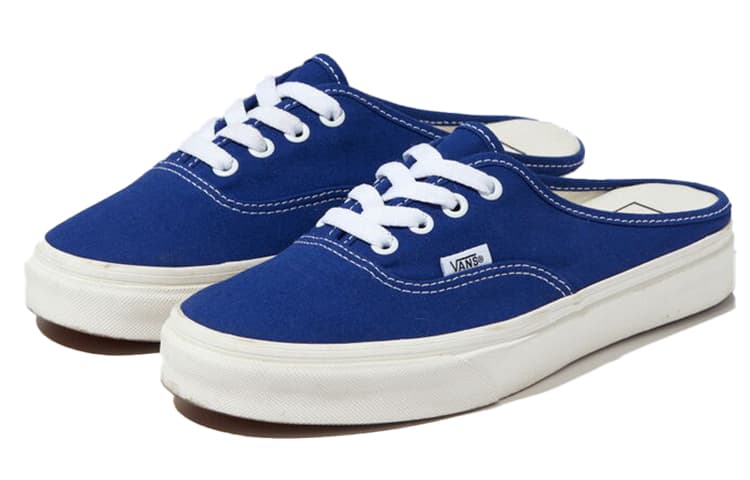 Кроссовки Vans Authentic Canvas Mule White Blue - изображение 3