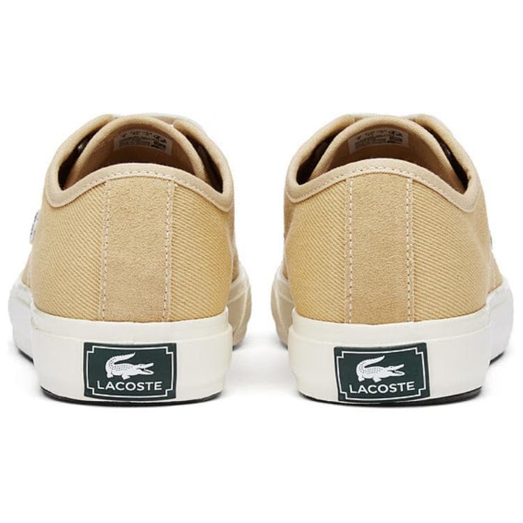 Кеды Lacoste Canvas Low-Top Light Brown - изображение 4