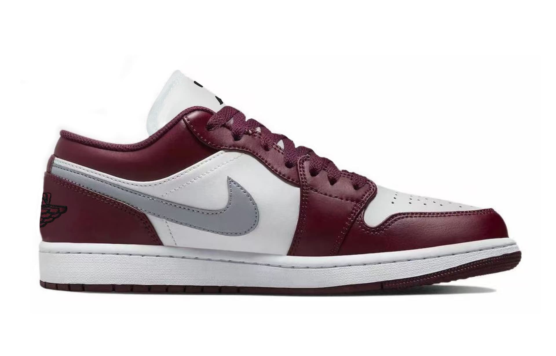 Ретро баскетбольные кроссовки Jordan Air Jordan 1 Low "Bordeaux" - изображение 2