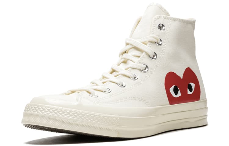 Кеды CDG x Converse Chuck Taylor All Star 1970s Hi White Red - изображение 2