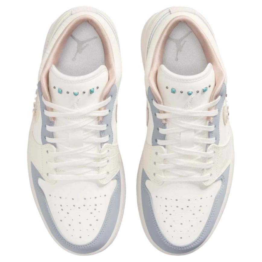 Ретро баскетбольные кроссовки Jordan Air Jordan 1 Low Vintage Basketball Shoes Women's Off-White - изображение 4