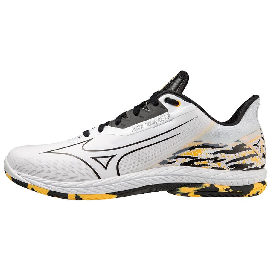 Кроссовки для спортзала Mizuno Wave Drive противоскользящие устойчивые к истиранию низкие кроссовки для тренировок унисекс белые - изображение 1
