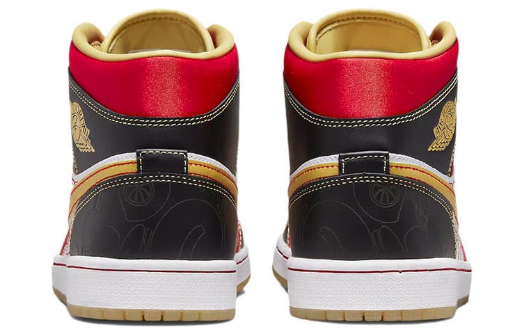 Ретро баскетбольные кроссовки Jordan Air Jordan 1 Mid SE GC "Xi Qing" - изображение 5