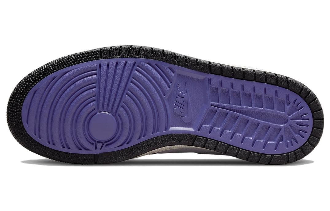 Ретро баскетбольные кроссовки Jordan Air Jordan 1 Zoom Air CMFT White Purple — фото 6
