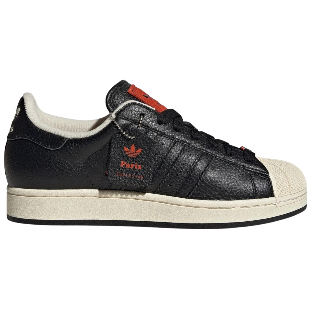 Кроссовки Adidas Originals Superstar Low Топ Скейтборд Обувь Унисекс Черно-красный - изображение 2