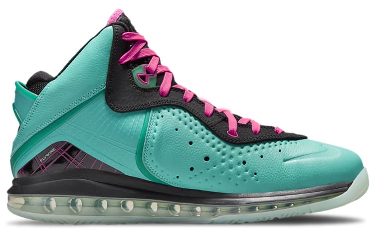 Ретро баскетбольные кроссовки Nike LeBron 8 QS "South Beach" 2021 - изображение 2