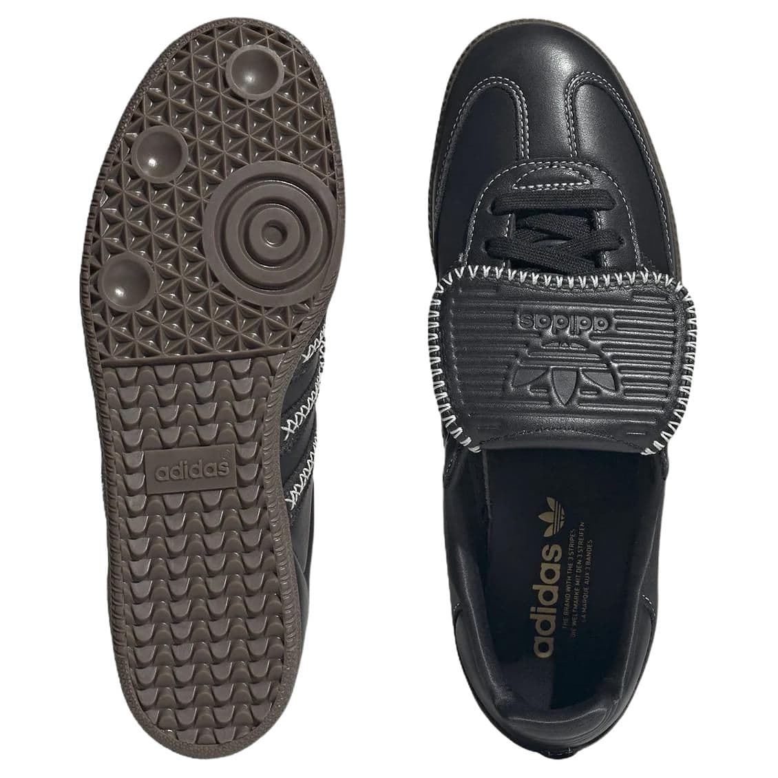 Кроссовки Adidas Originals Samba LT Low Топ Скейтборд Обувь Унисекс Черный - изображение 5
