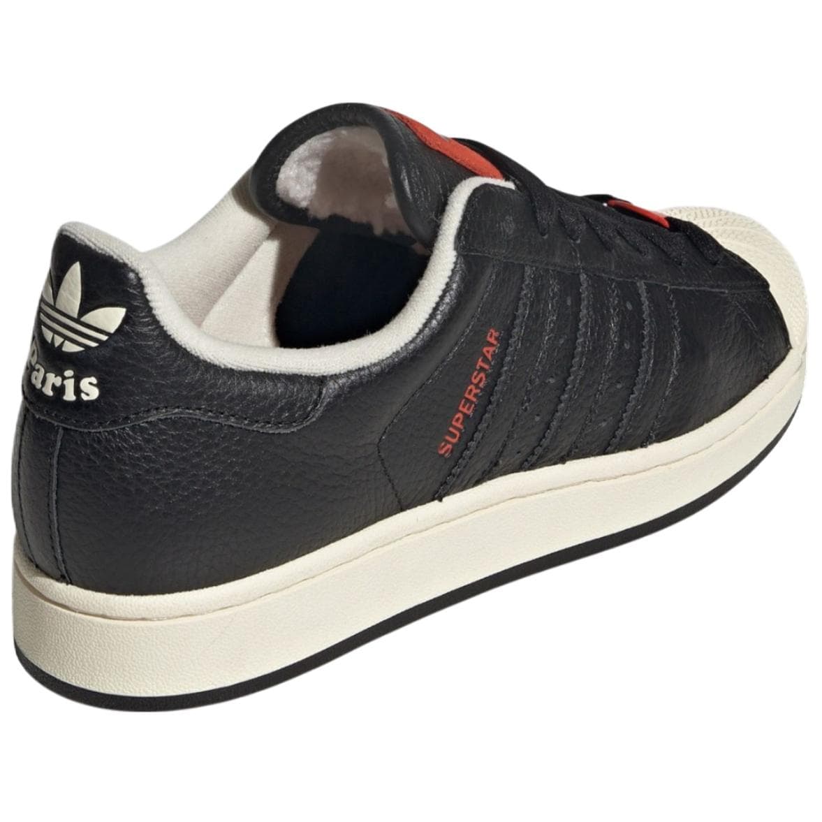 Кроссовки Adidas Originals Superstar Low Топ Скейтборд Обувь Унисекс Черно-красный - изображение 4
