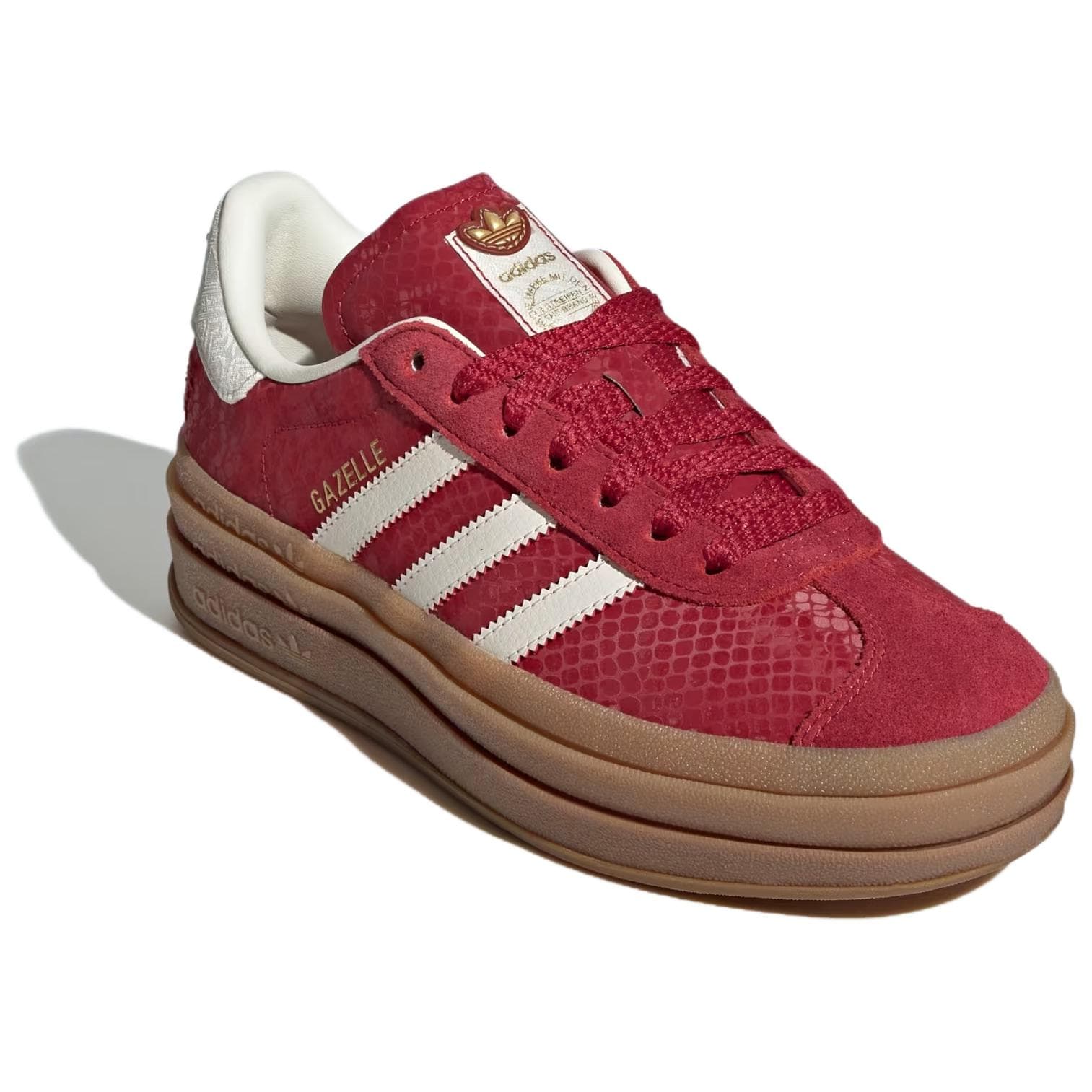 Кроссовки Adidas Originals GAZELLE BOLD CNY SHENIANXIANDING 'Год Змеи' Искусственная замша Низкие кеды для скейтбординга Женские - изображение 5