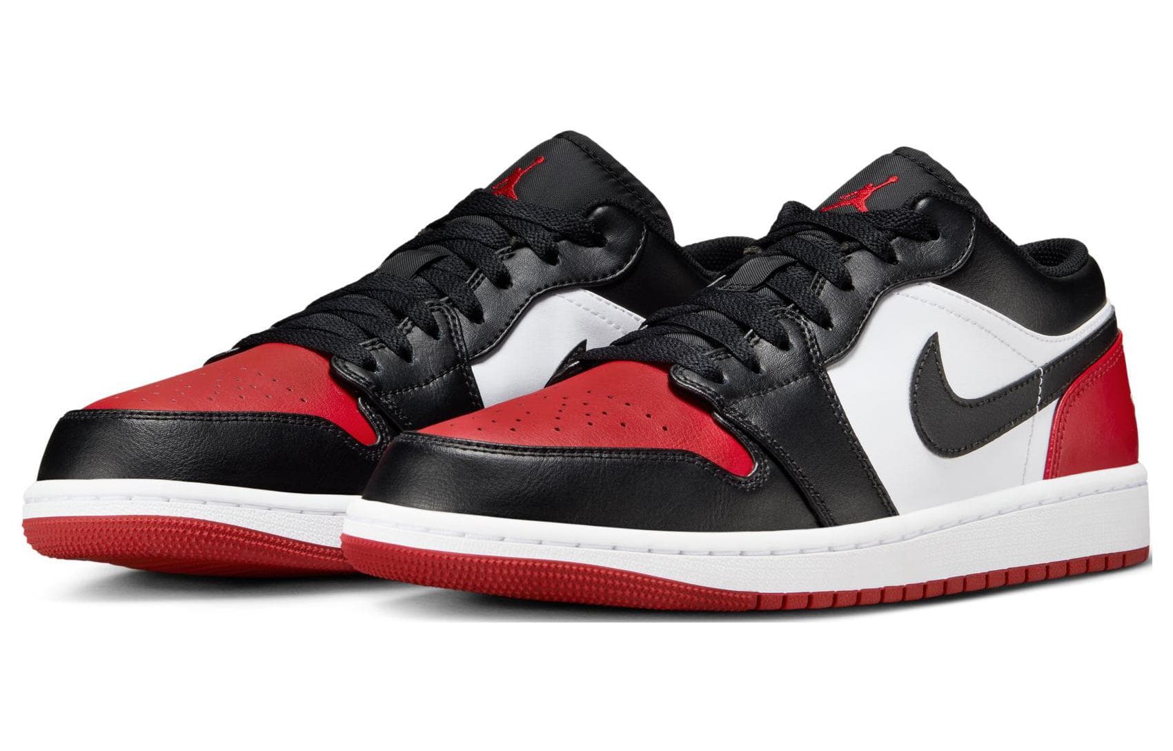 Ретро баскетбольные кроссовки Jordan Air Jordan 1 Low "Bred Toe" - изображение 3