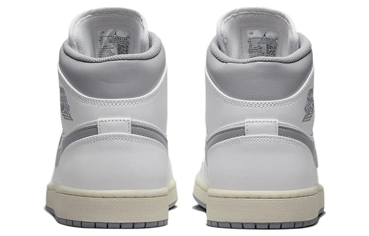 Ретро баскетбольные кроссовки Jordan Air Jordan 1 Mid "Vintage Grey" - изображение 5